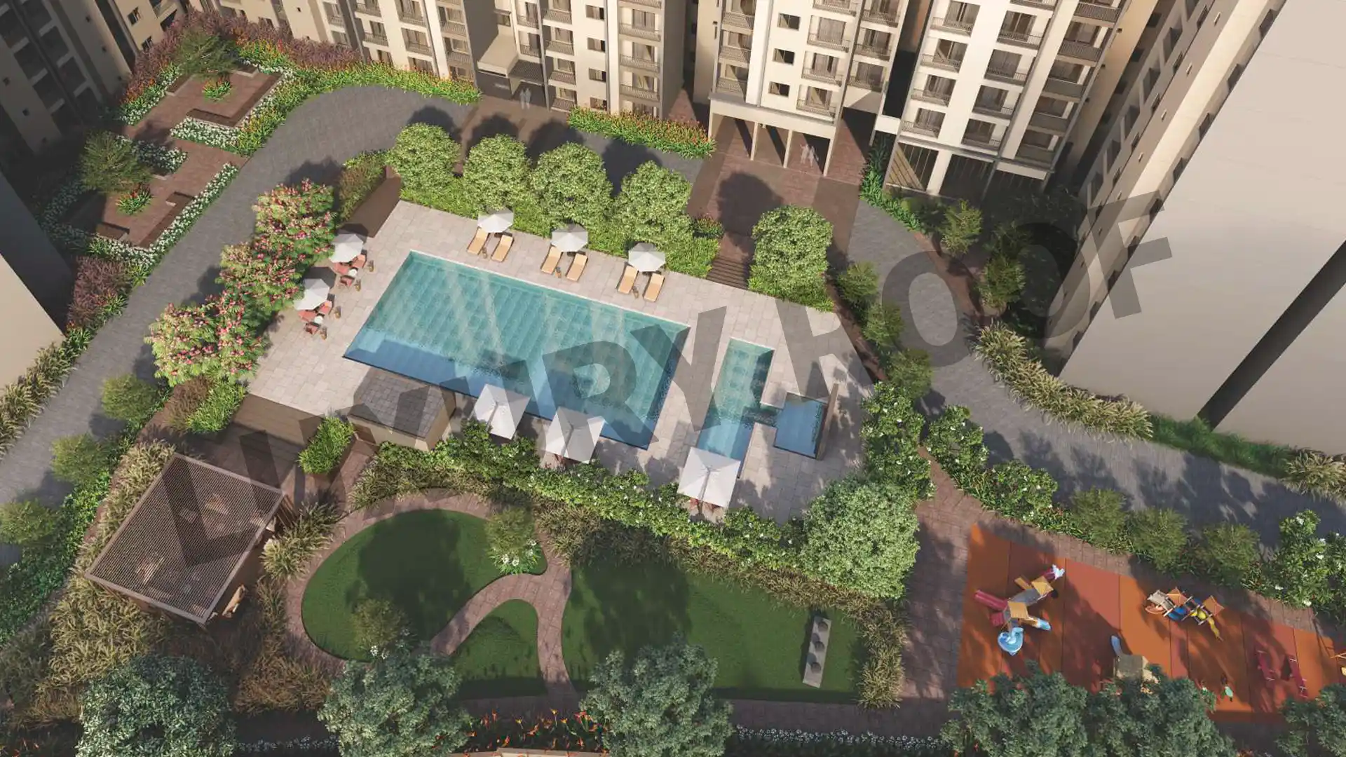 Goyal Orchid Salisbury Aerial View Thanisandra Bangalore Goyal Orchid Salisbury Aerial View Thanisandra Bangalore