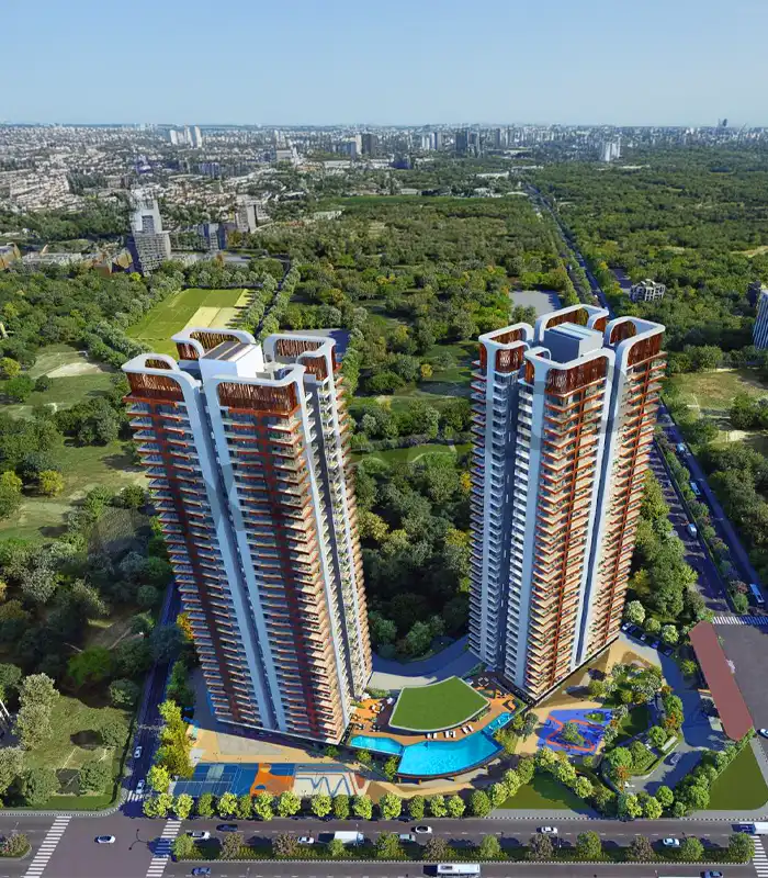 Hcbs Twin Horizon Aerial View2 Sector 102 Gurugram
