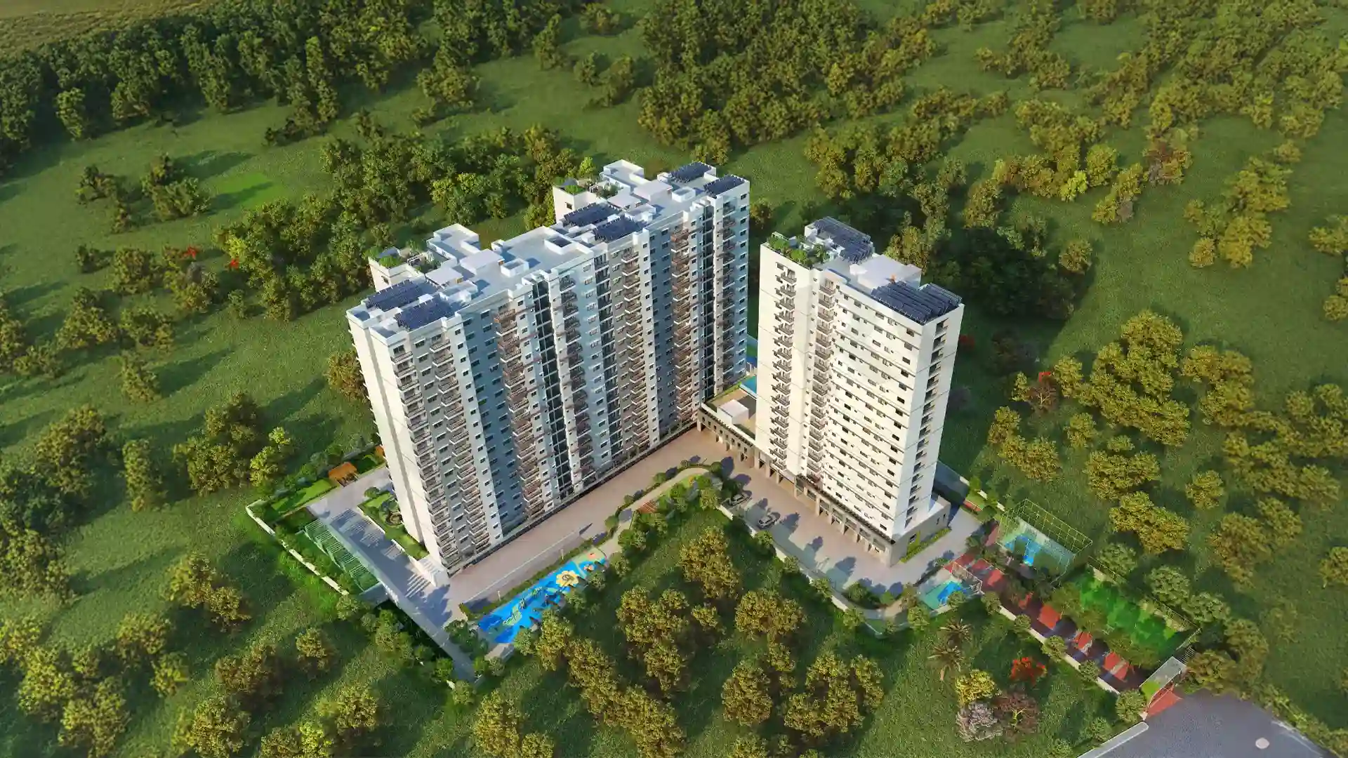 Keya Spring Aerial View1 Bannerghatta Rd Arekere Bengaluru Keya Spring Aerial View1 Bannerghatta Rd Arekere Bengaluru
