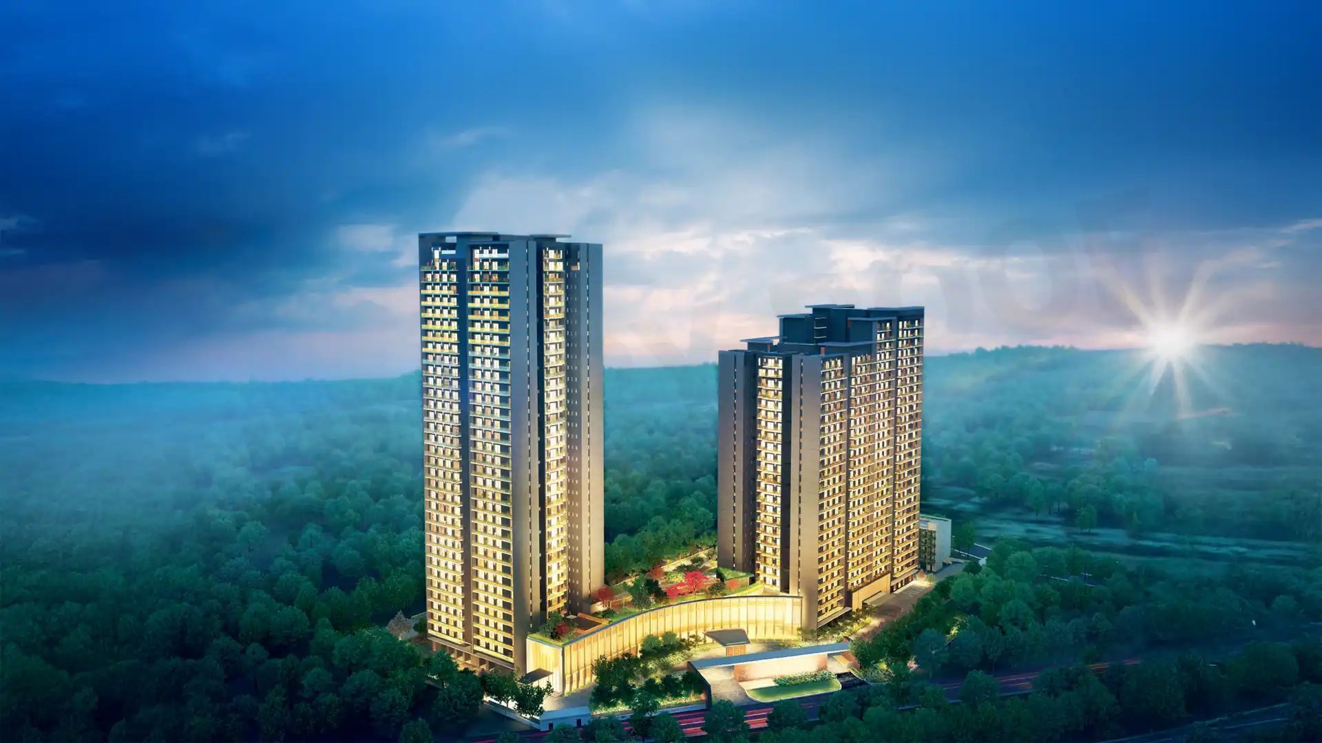 Krisumi Waterfall Residences Elevation1 Sector 36a Gurugram Krisumi Waterfall Residences Elevation1 Sector 36a Gurugram