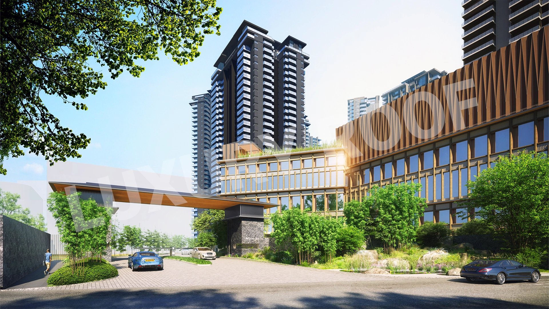 Krisumi Waterside Residences Entrance1 Sector 36a Gurugram Krisumi Waterside Residences Entrance1 Sector 36a Gurugram