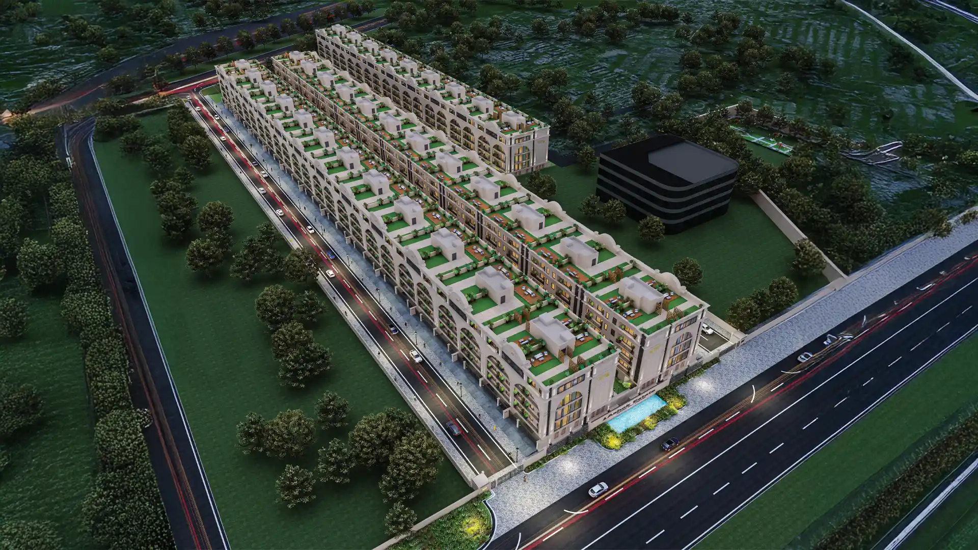 Laburnum Victory Arial View Sector 63a Gurgaon Laburnum Victory Arial View Sector 63a Gurgaon