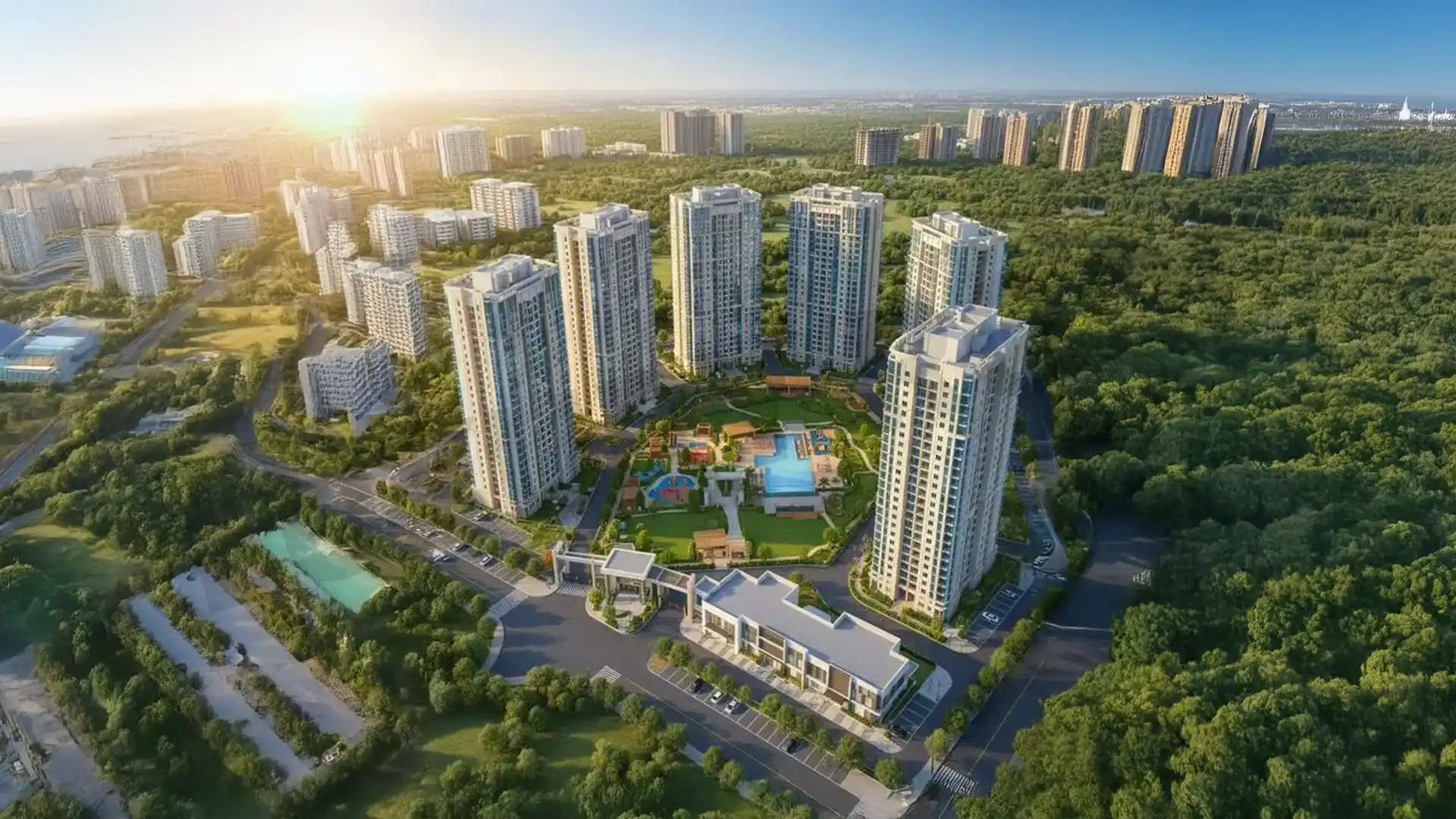 Lodha Elanza Arial View Sarjapur Road Bengaluru Lodha Elanza Arial View Sarjapur Road Bengaluru