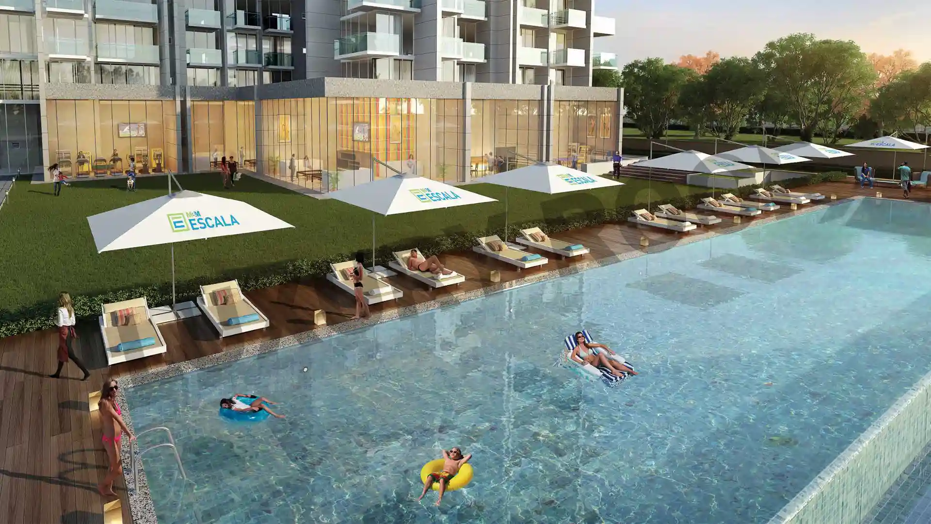 M3m Escala Swimming Pool Sector 70a Gurgaon M3m Escala Swimming Pool Sector 70a Gurgaon
