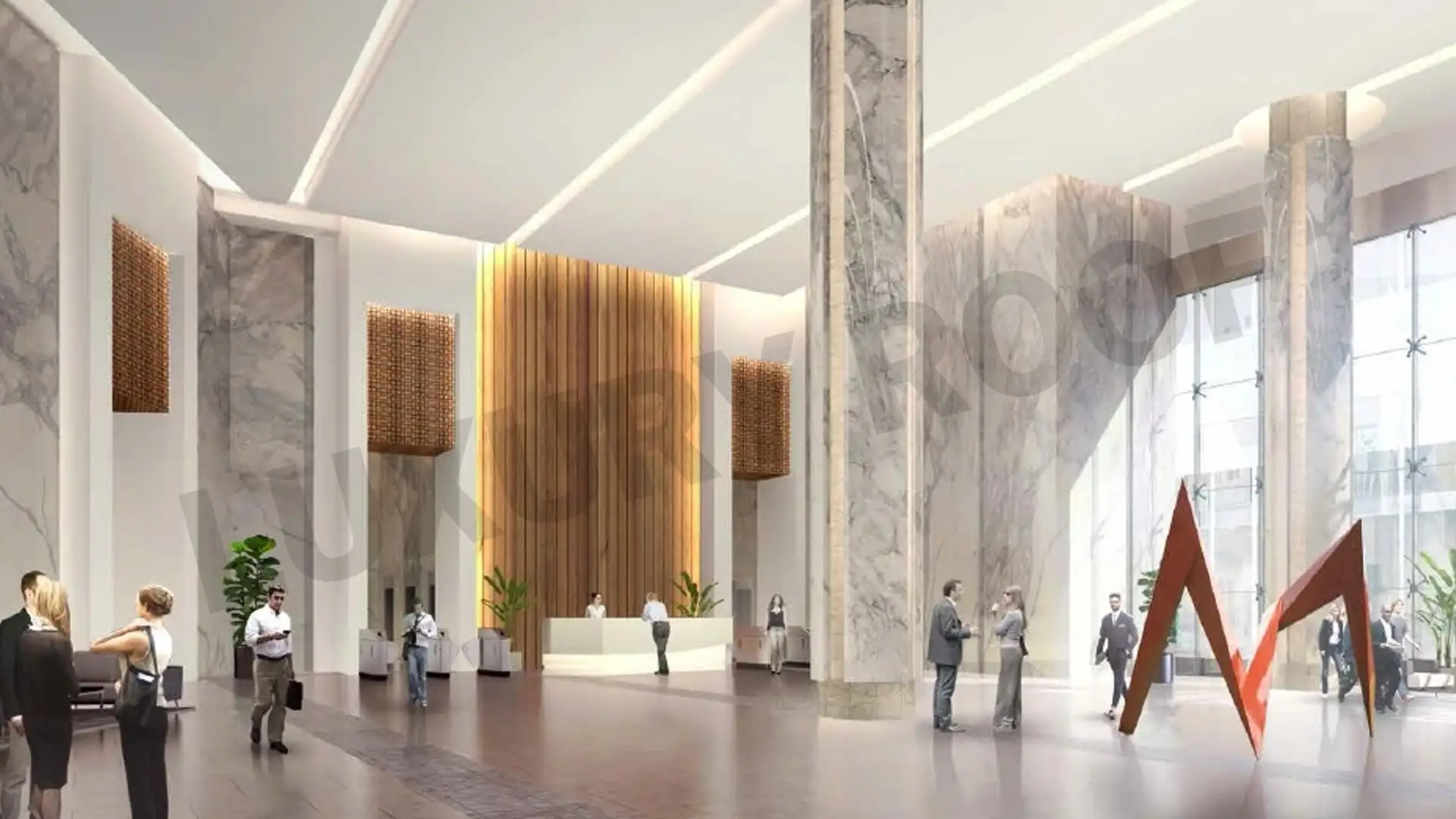 M3m Ifc Reception Area Sector 66 Gurgaon