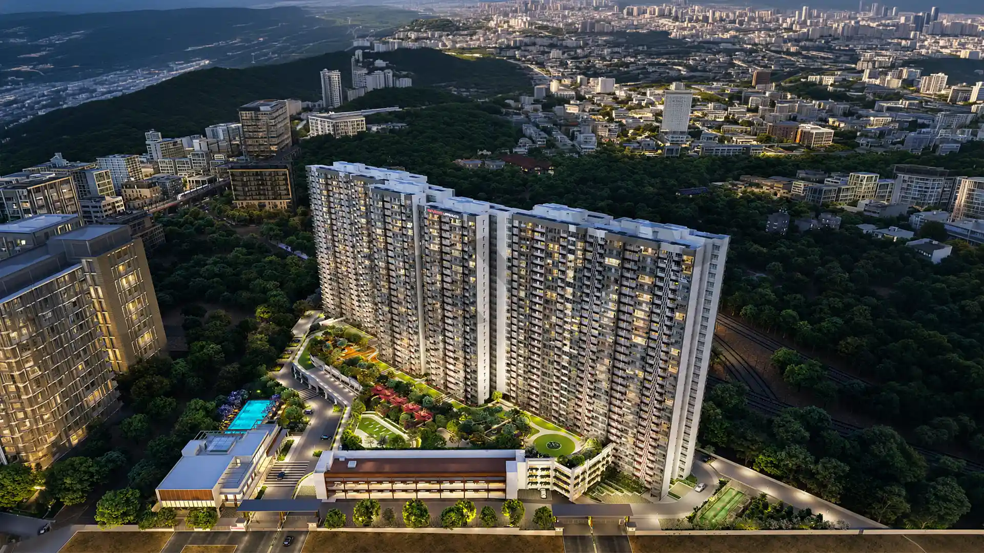 Mahindra Blossom Aerial View1 Whitefield Bangalore Mahindra Blossom Aerial View1 Whitefield Bangalore