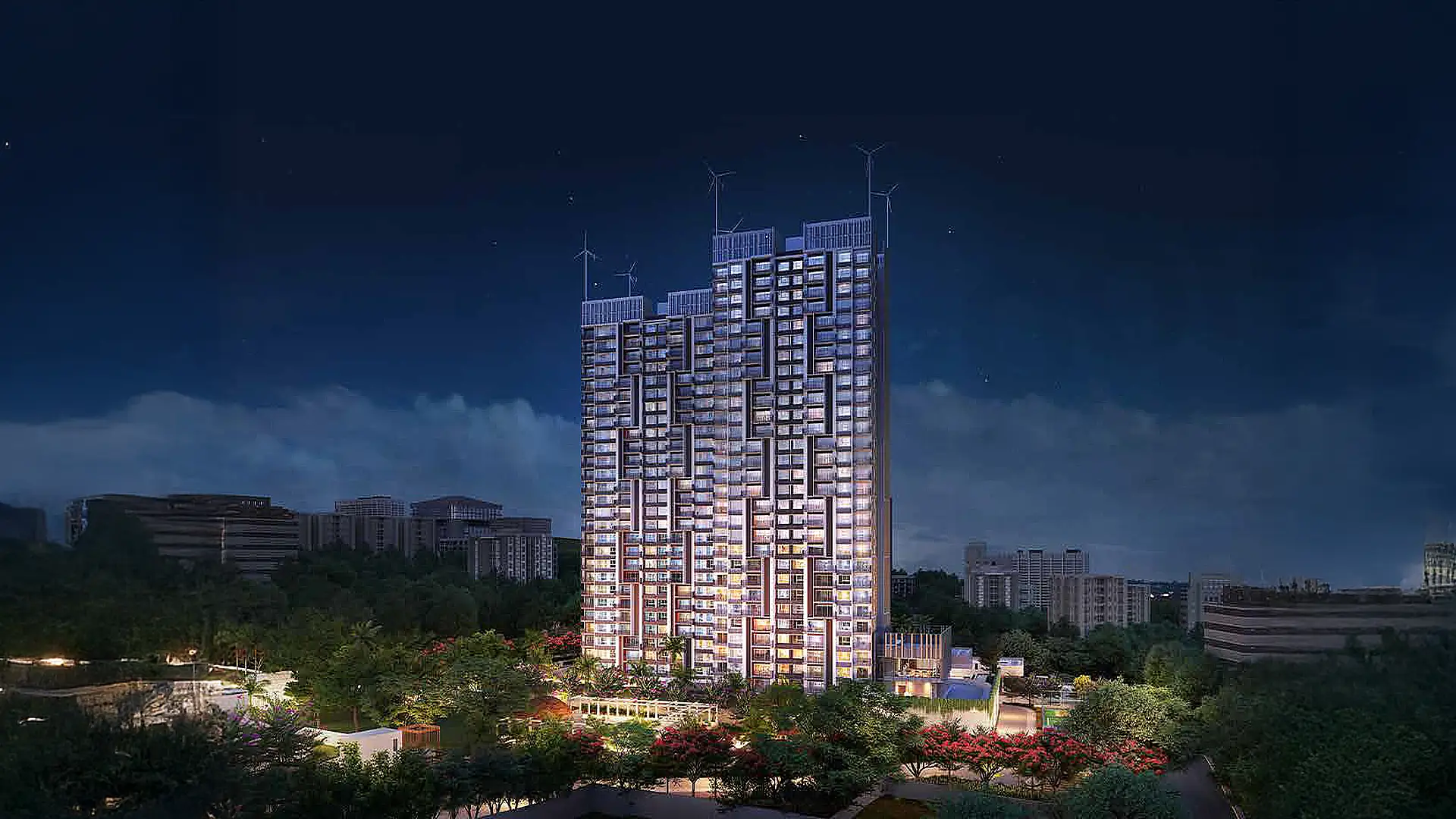 Mahindra Eden Elevation1 Holiday Village Road Bengaluru