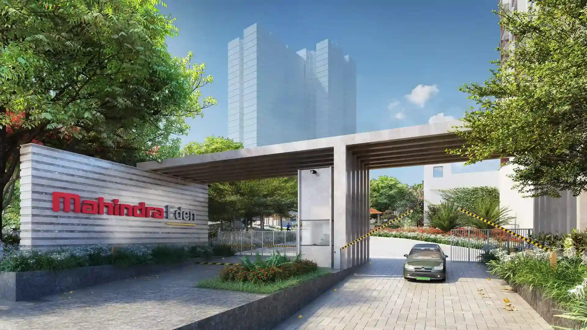 Mahindra Eden Entrance Holiday Village Road Bengaluru