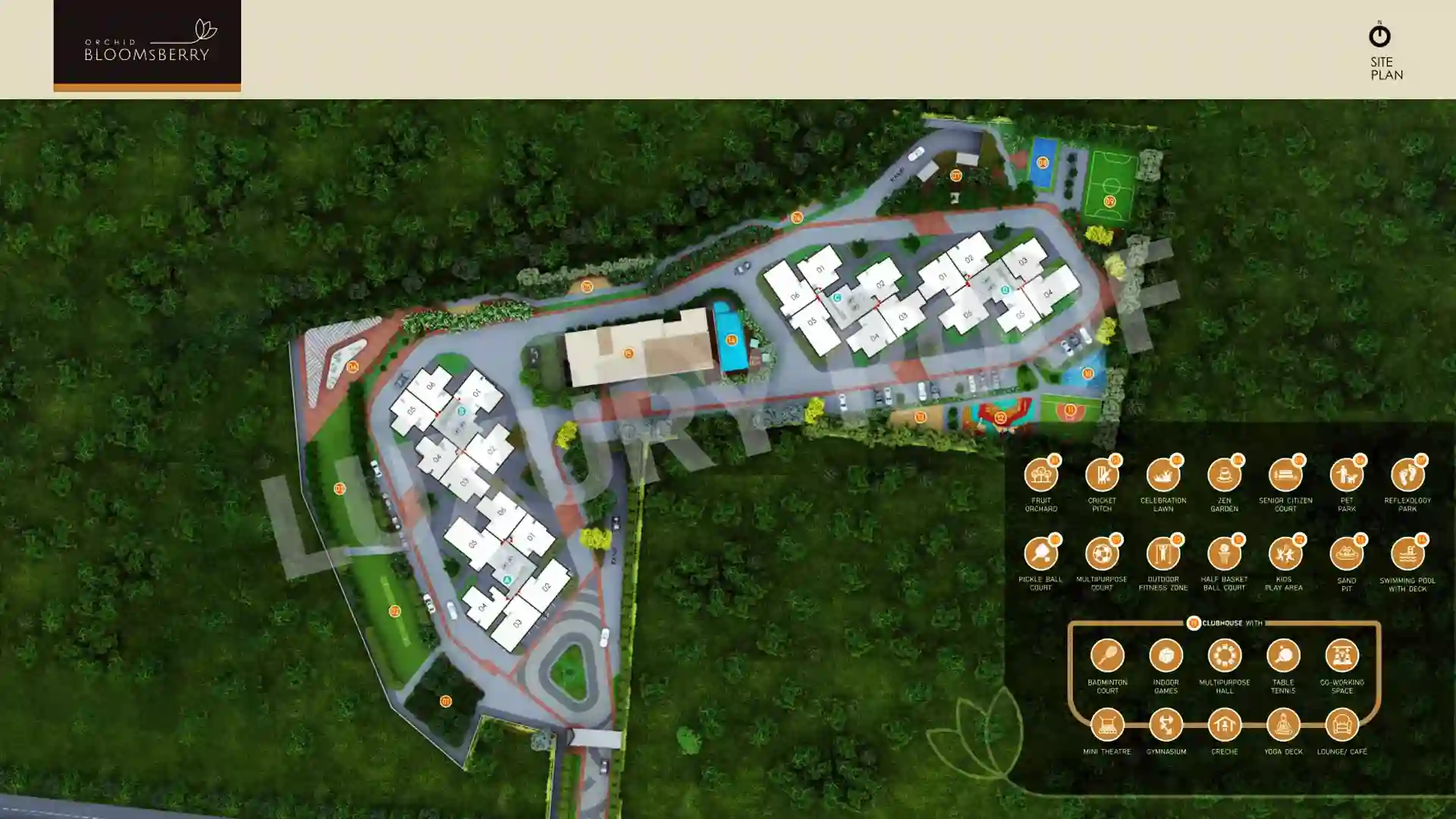 Master Plan Orchid Bloomsberry Hobli East Balagere Varthur Bengaluru Master Plan Orchid Bloomsberry Hobli East Balagere Varthur Bengaluru