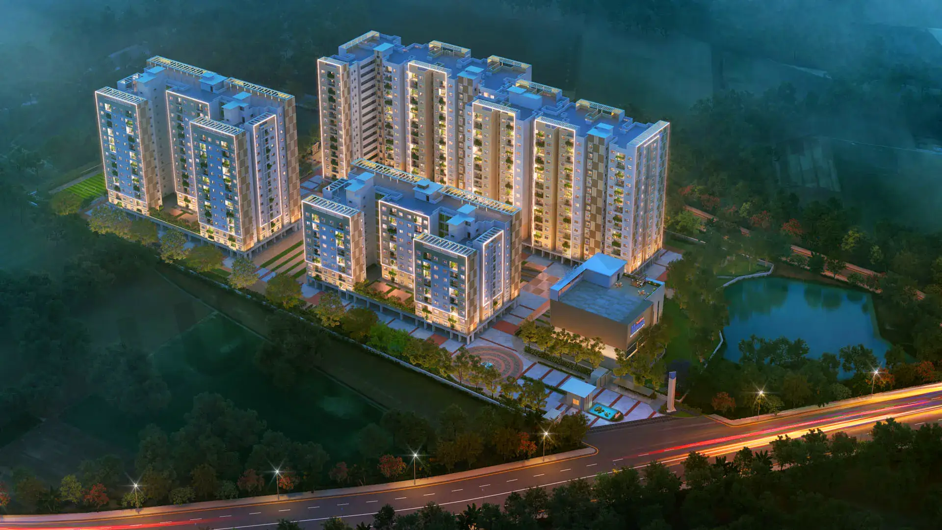 Nambiar Millenia Aerial View1 Muthanallur Bommasandra Bangalore