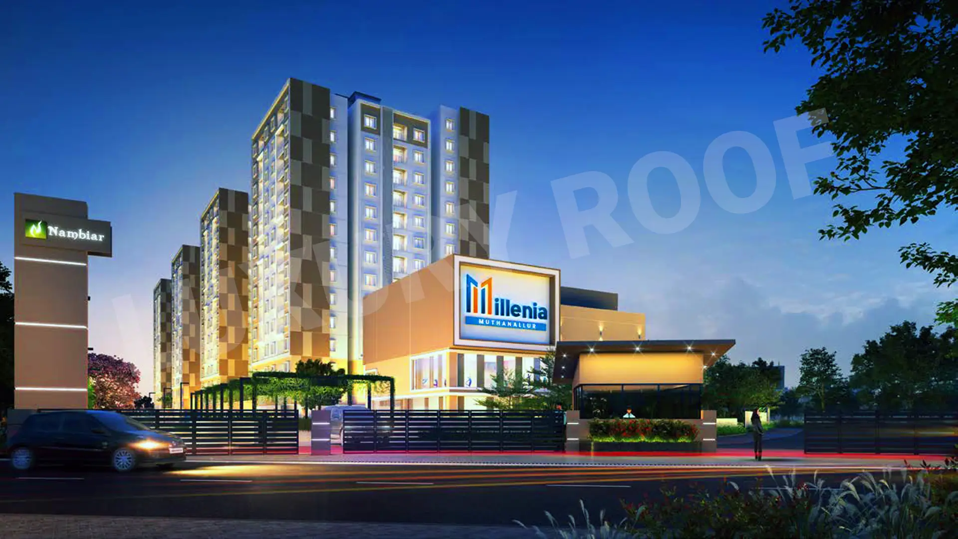 Nambiar Millenia Entrance Muthanallur Bommasandra Bangalore