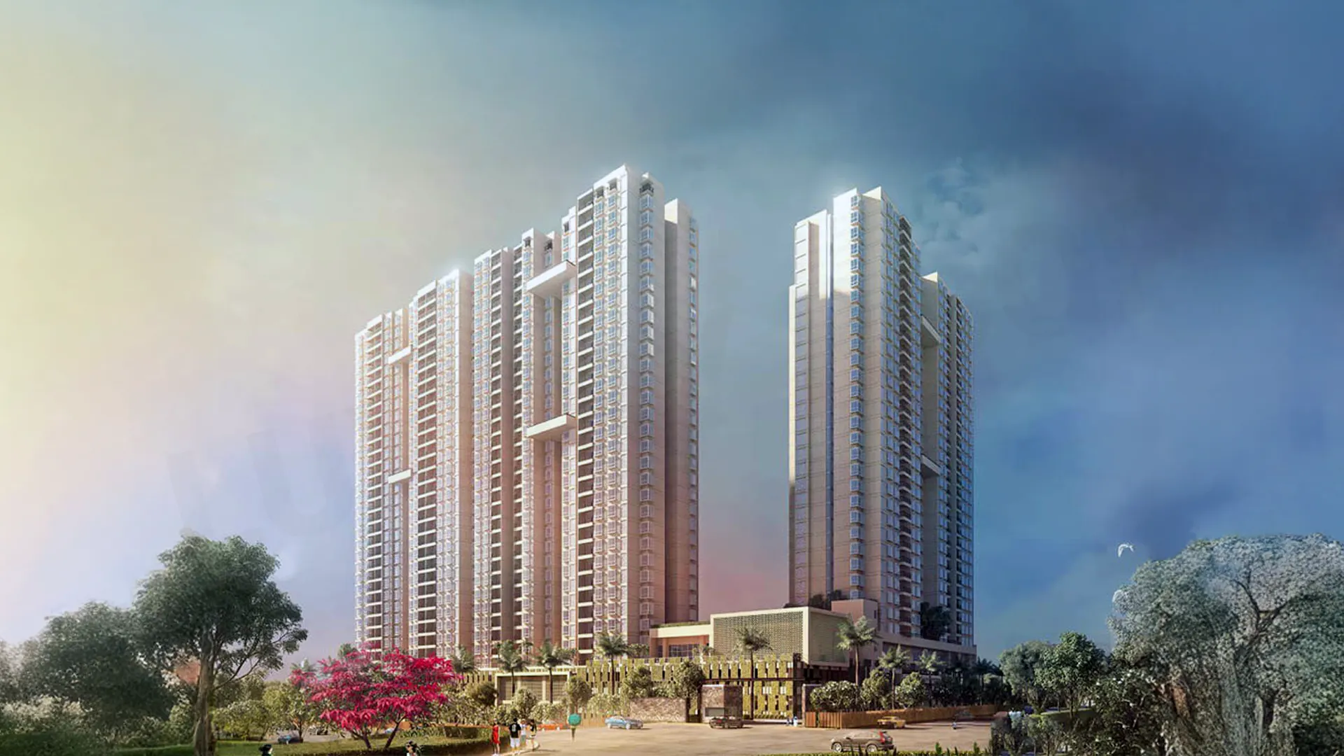 Nikoo Homes 5 Elevation1 Thanisandra Main Rd Devin Paradise Enclave North Bangalore