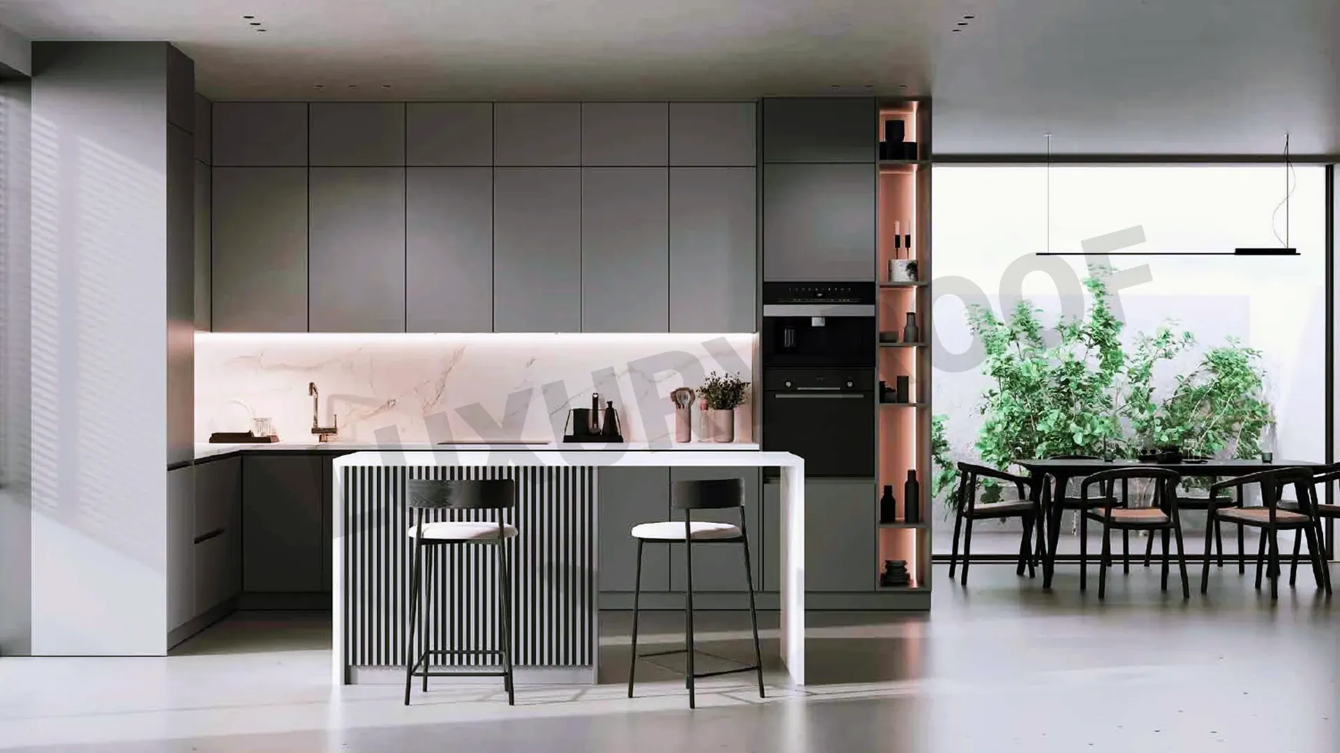 Nikoo Homes 5 Kitchen Thanisandra Main Rd Devin Paradise Enclave North Bangalore