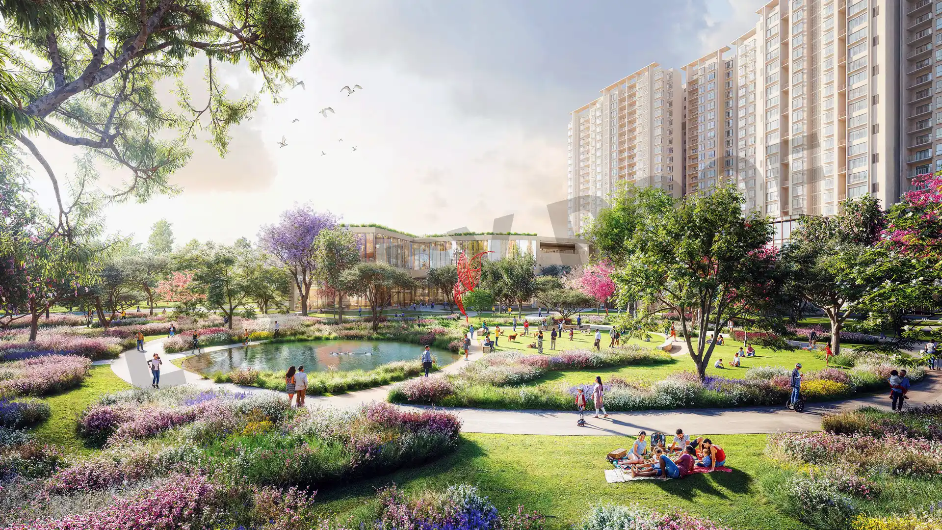 Nikoo Homes 7 Garden1 Bhartiya Garden Estate North Bengaluru