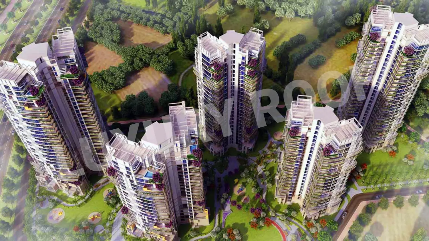 Presidia Of Pioneer Park Aerial View Sector 62 Gurgaon Presidia Of Pioneer Park Aerial View Sector 62 Gurgaon
