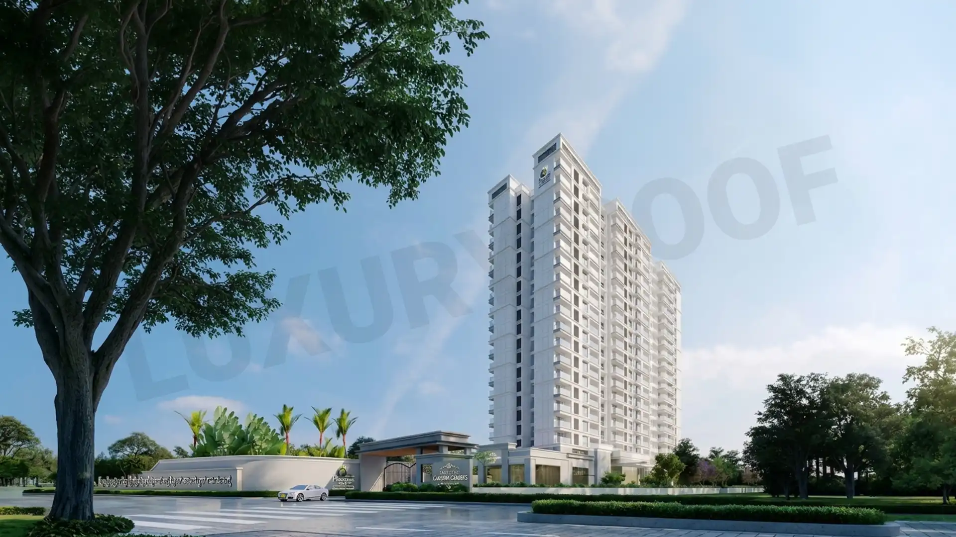 Prestige Camden Gardens Elevation1 Thanisandra Main Rd Bengaluru