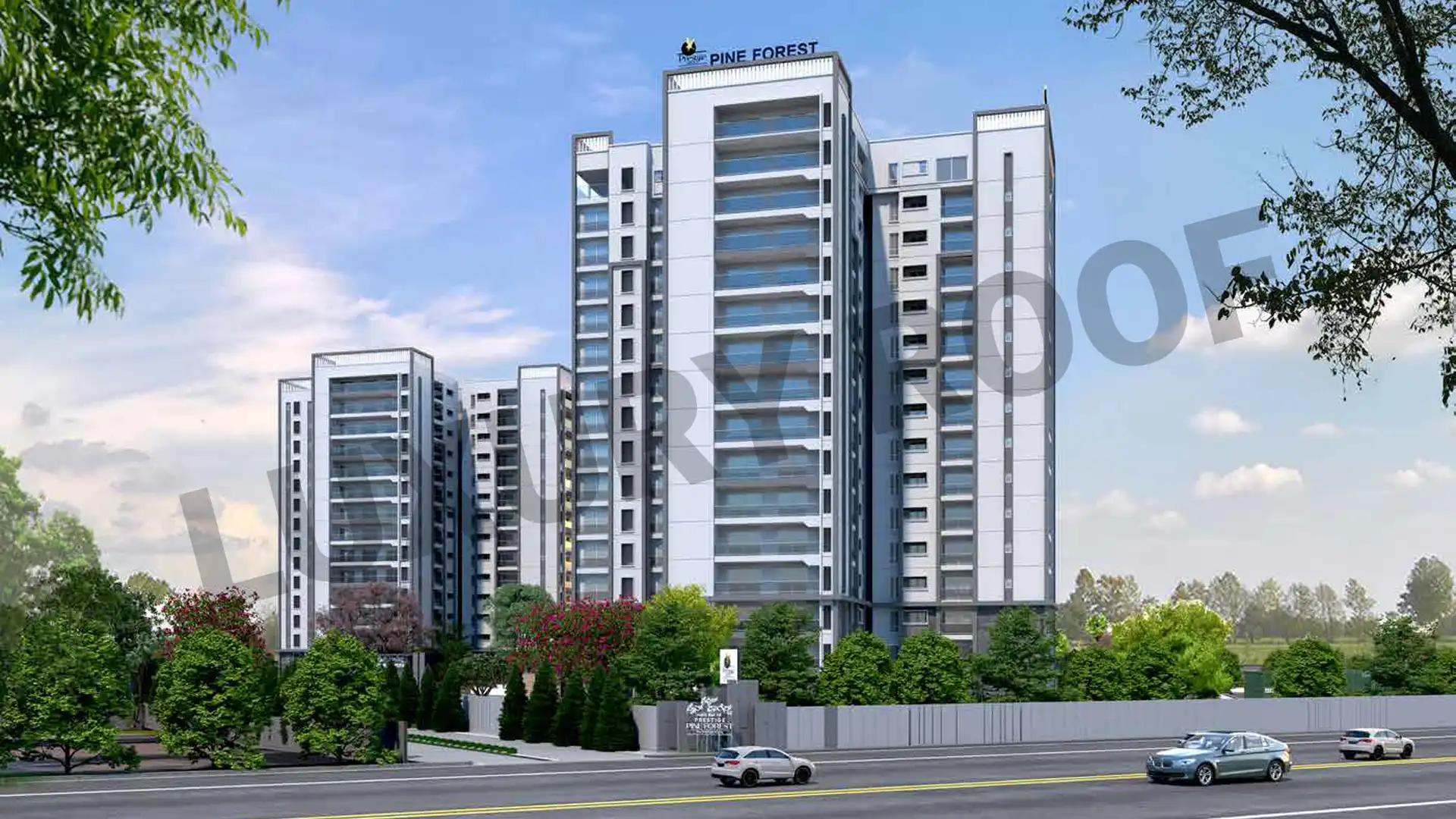 Prestige Pine Forest Entrance Whitefield Bengaluru