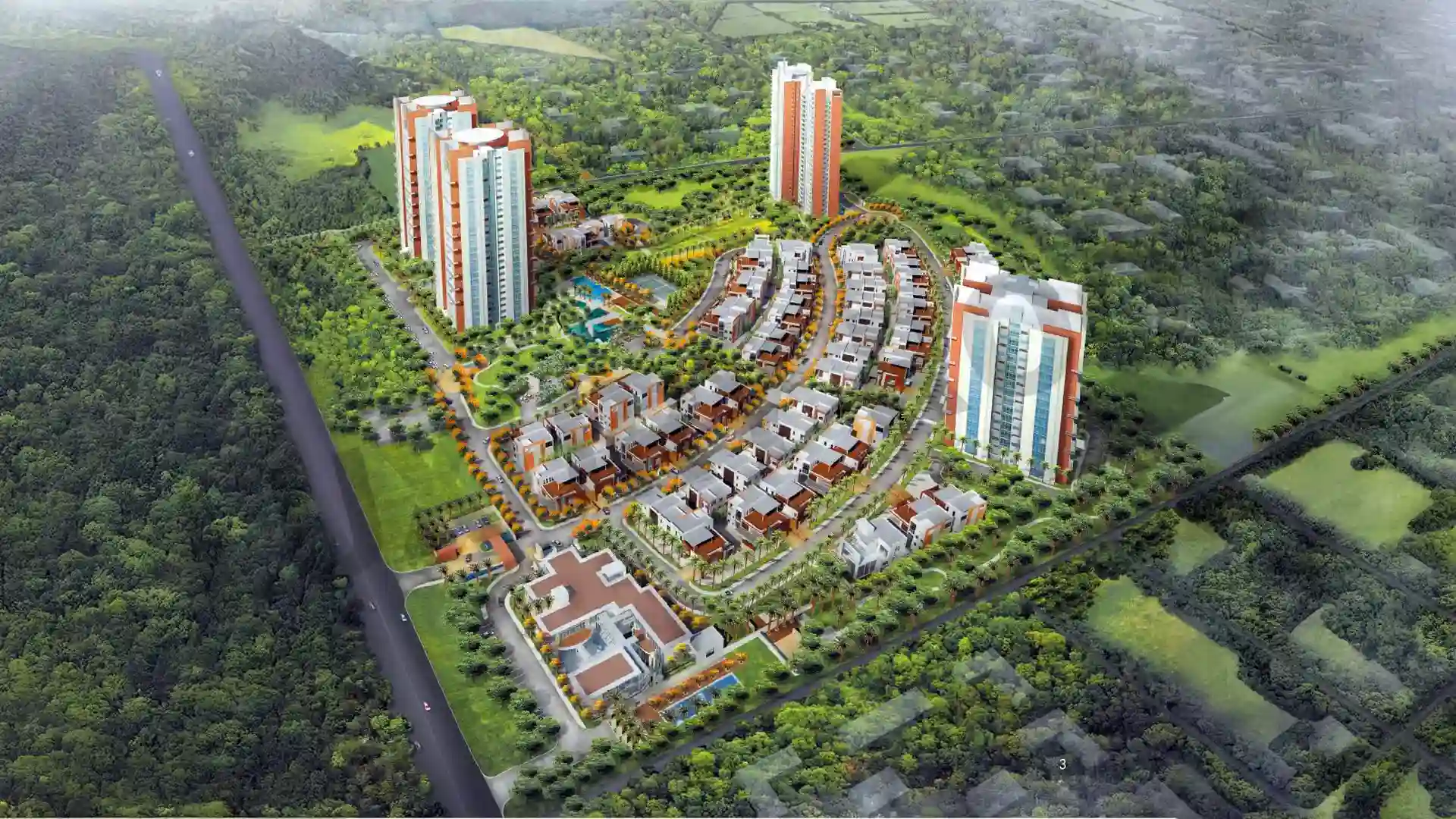 Prestige White Meadows Aerial View2 Whitefield Bengaluru