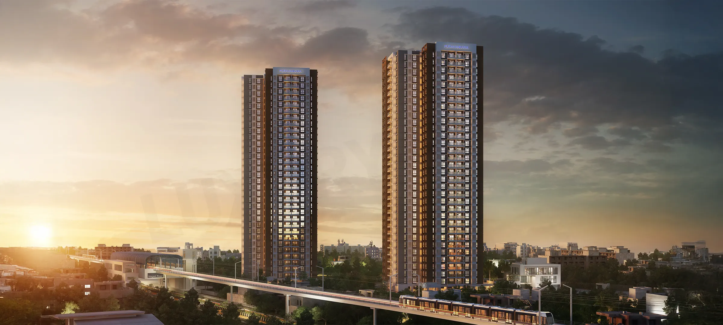 Purva Blubelle Elevation Magadi Main Rd Kempapura Agrahara Bengaluru