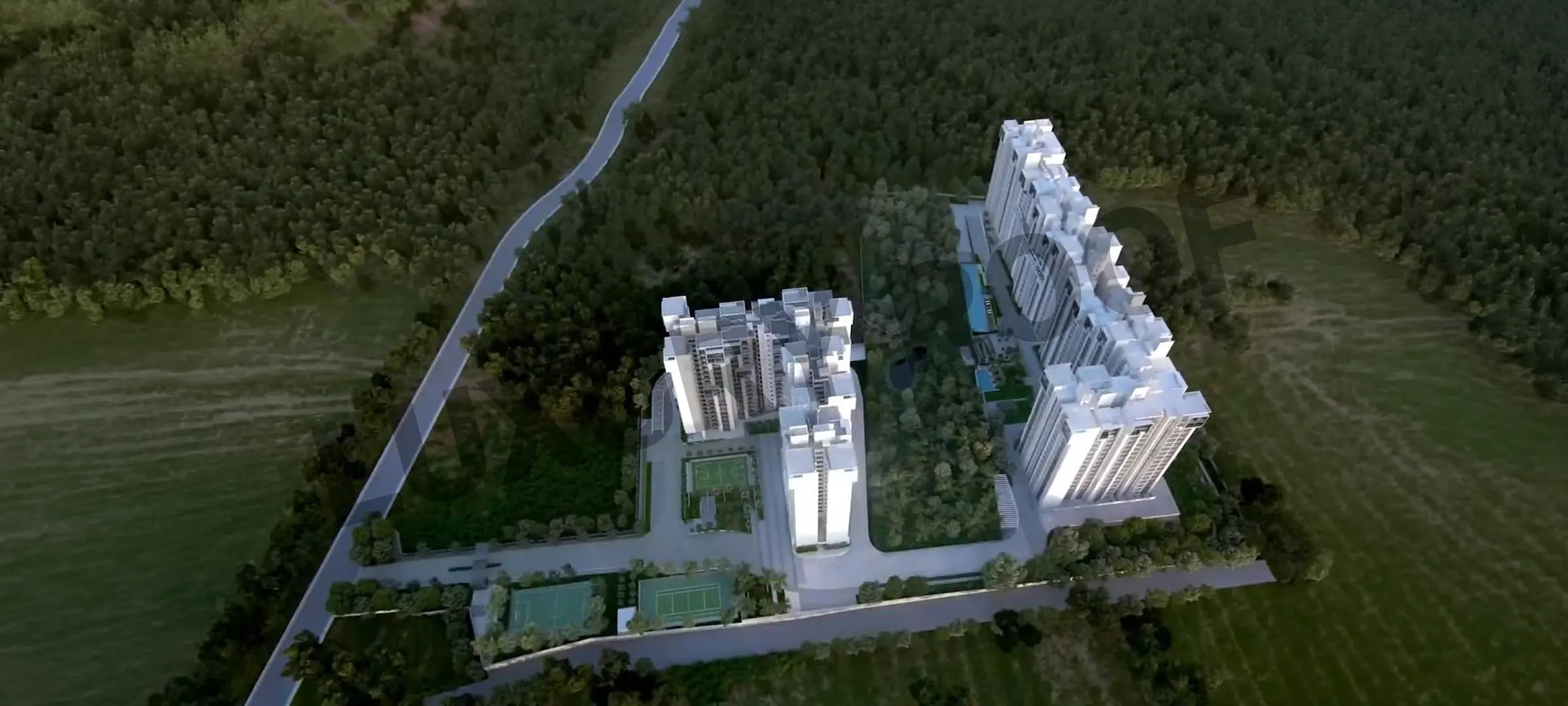 Rohan Upavan Arial View Bengaluru