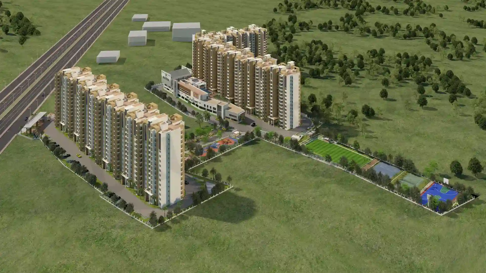 Snn Raj High Gardens Aerial View Chandapura Circle Raghava Nagar Bengaluru Snn Raj High Gardens Aerial View Chandapura Circle Raghava Nagar Bengaluru