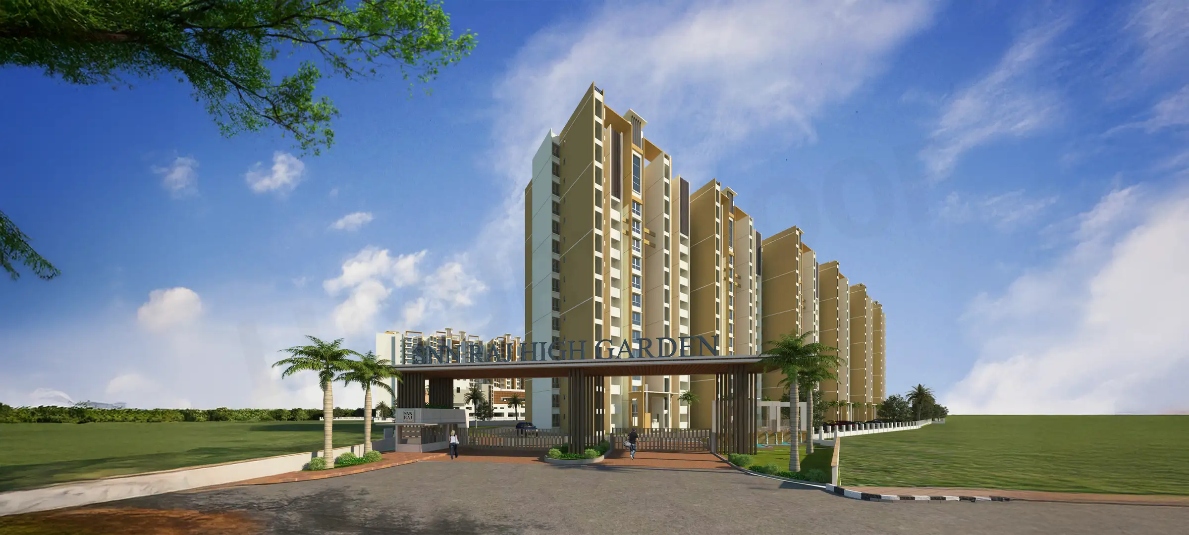 Snn Raj High Gardens Entrance1 Chandapura Circle Raghava Nagar Bengaluru