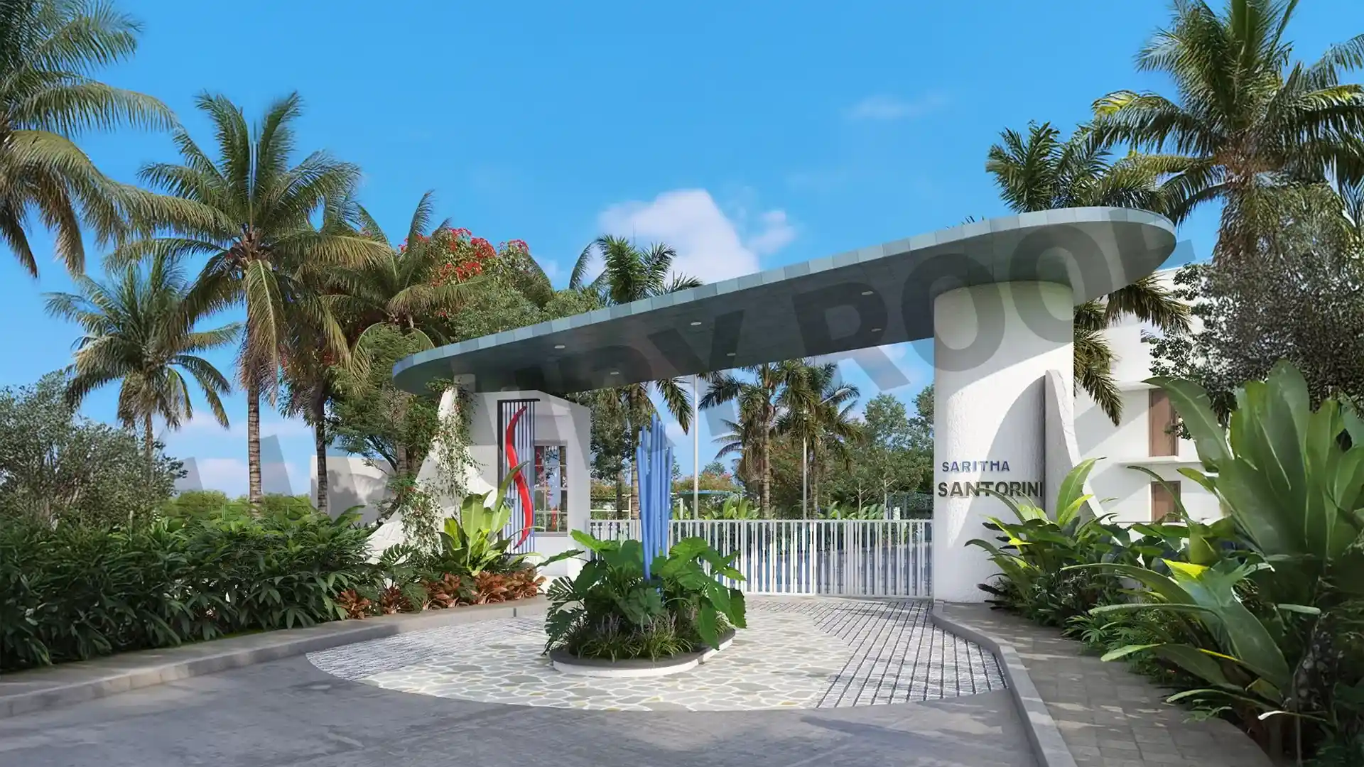 Saritha Santorini Entrance1 Whitefield Bangalore Saritha Santorini Entrance1 Whitefield Bangalore