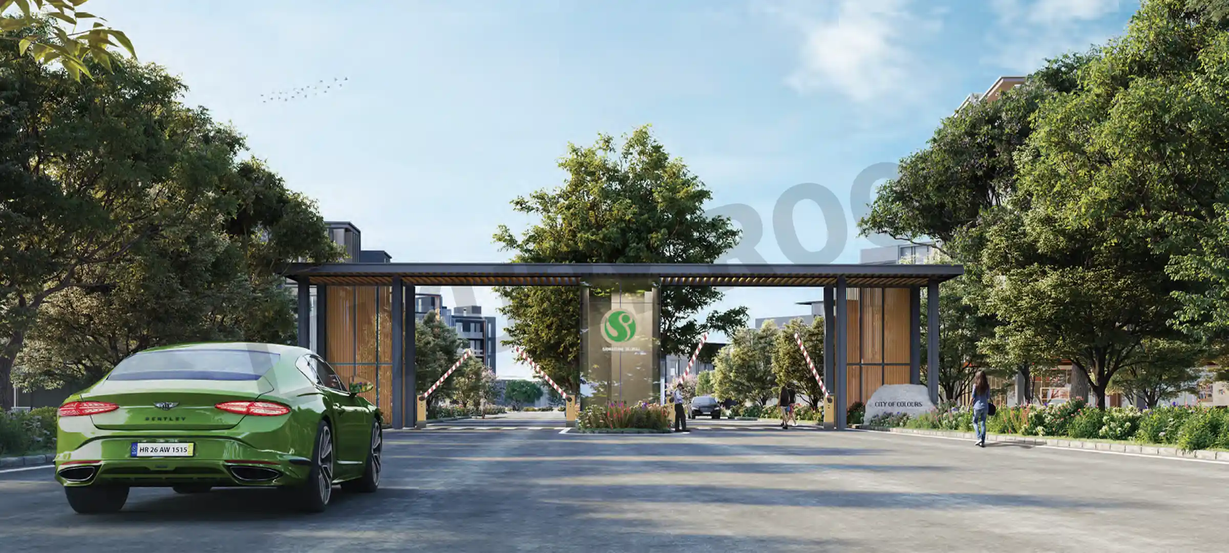 Signature Global City Of Colours Entrance Sidhrawali Gurgaon