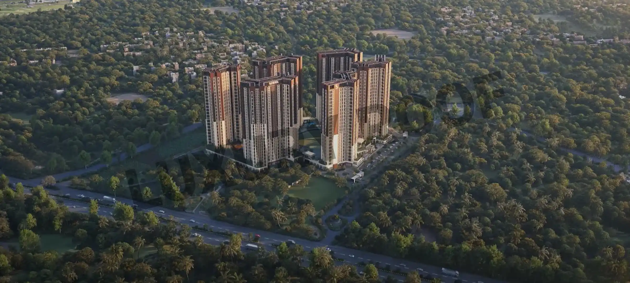 Sobha One World Aerial View Hoskote Bangalore