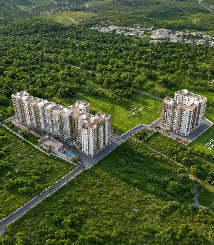 Sowparnika Rhythm Of Rain Aerial View2 Whitefield Bangalore