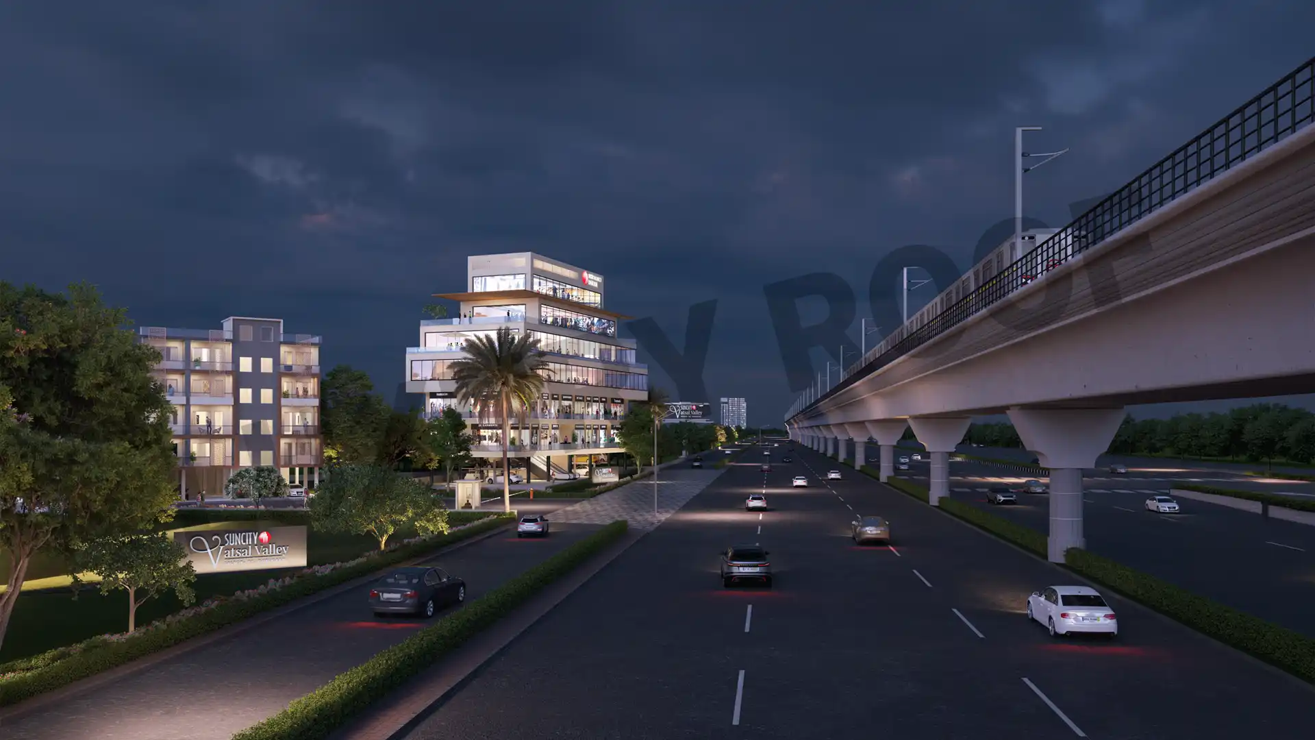 Suncity Vatsal Valley Entrance1 Gwal Pahari Gurgaon