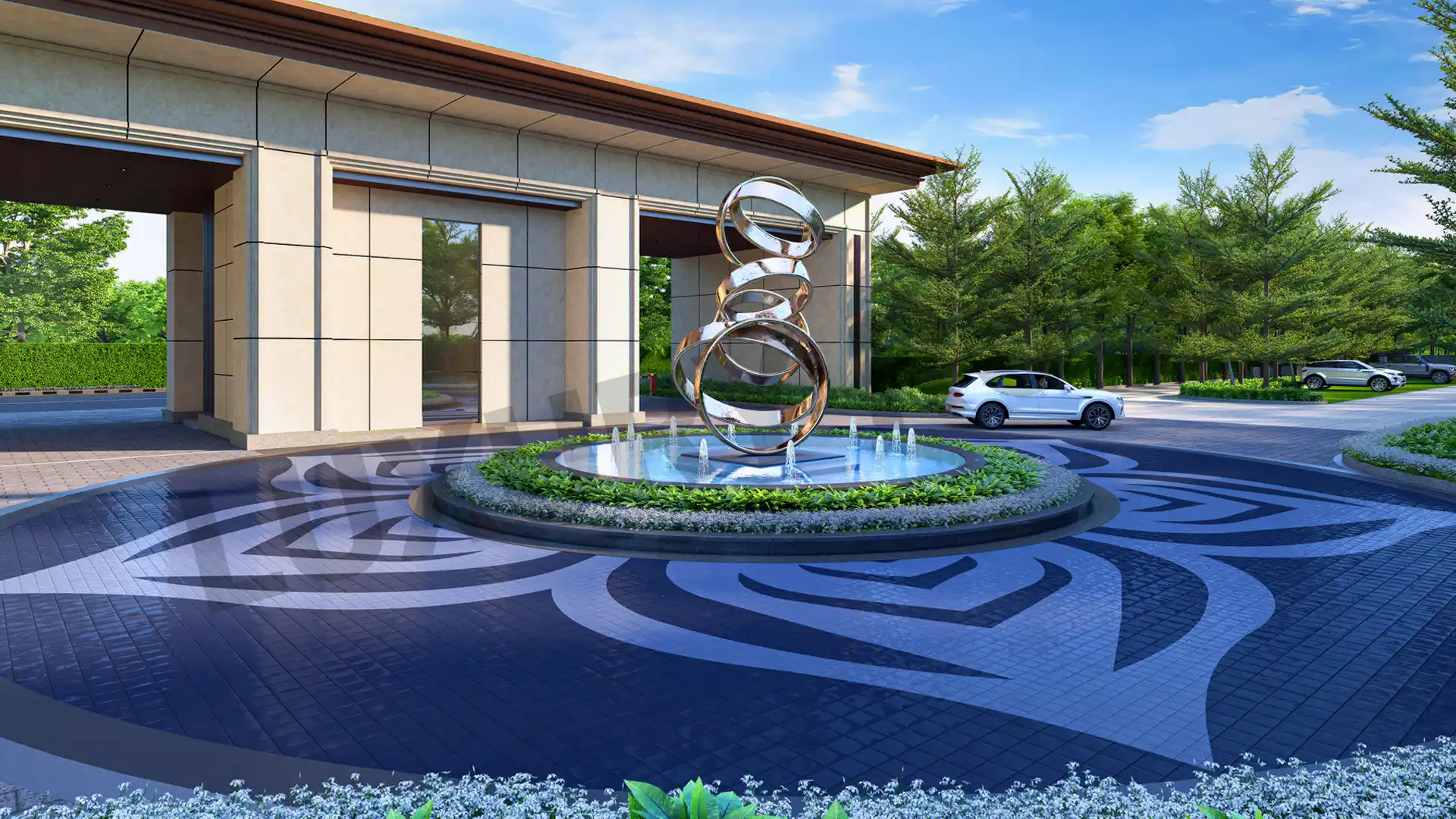 Tulip Melrose Entrance Inside Sector 70 Gurgaon