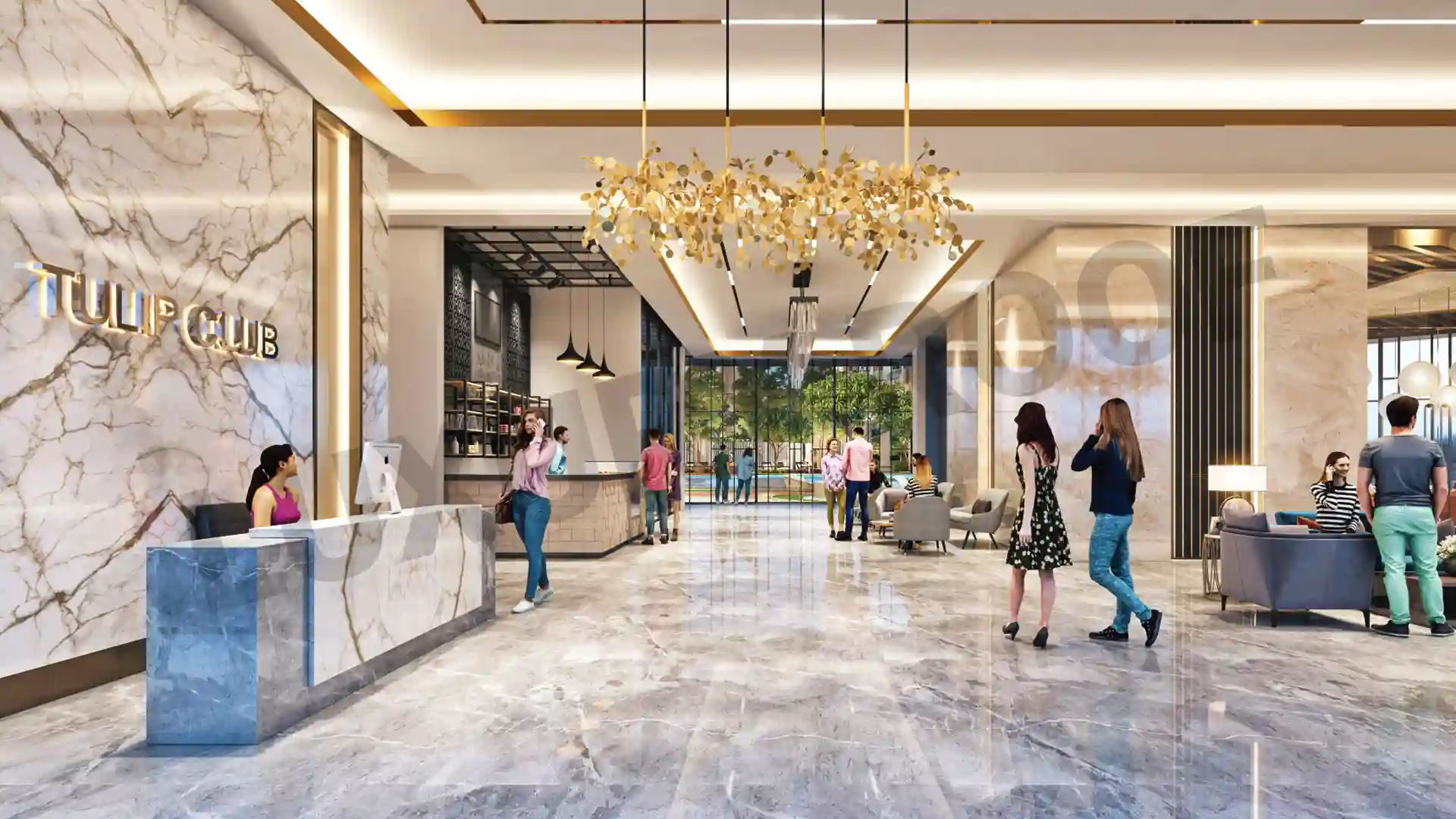 Tulip Monsella Clubhouse Lobby Sector 53 Gurgaon