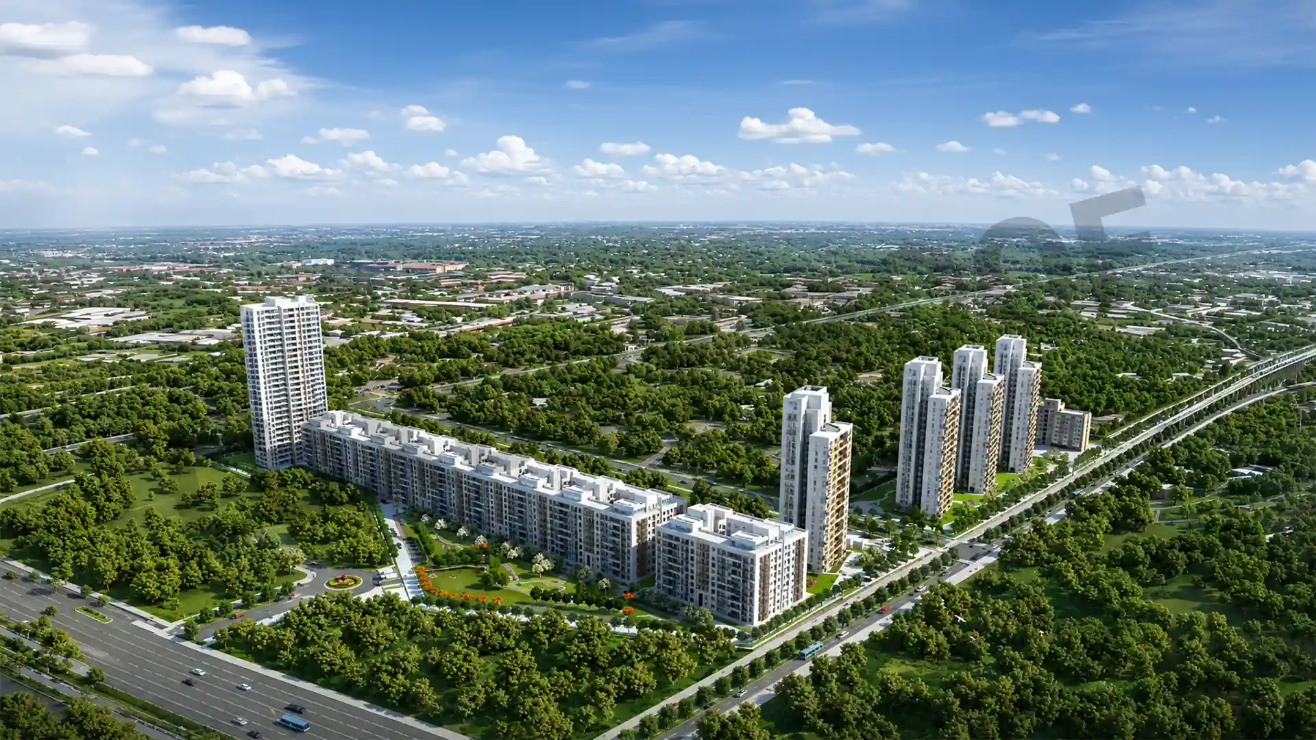 Vatika Seven Elements Aerial View1 Sector 89a Gurgaon Vatika Seven Elements Aerial View1 Sector 89a Gurgaon