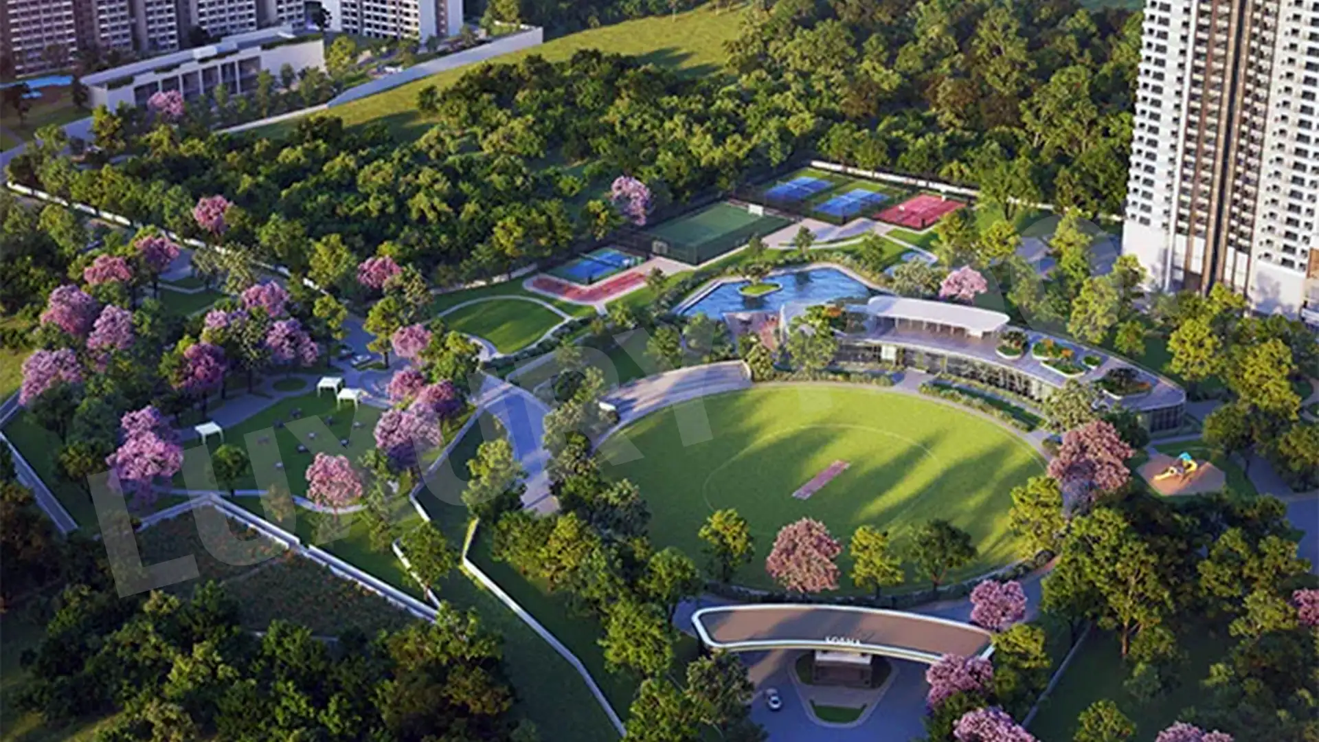 Ariel View Sobha Town Park Hosur Road Koramangala Bangalore