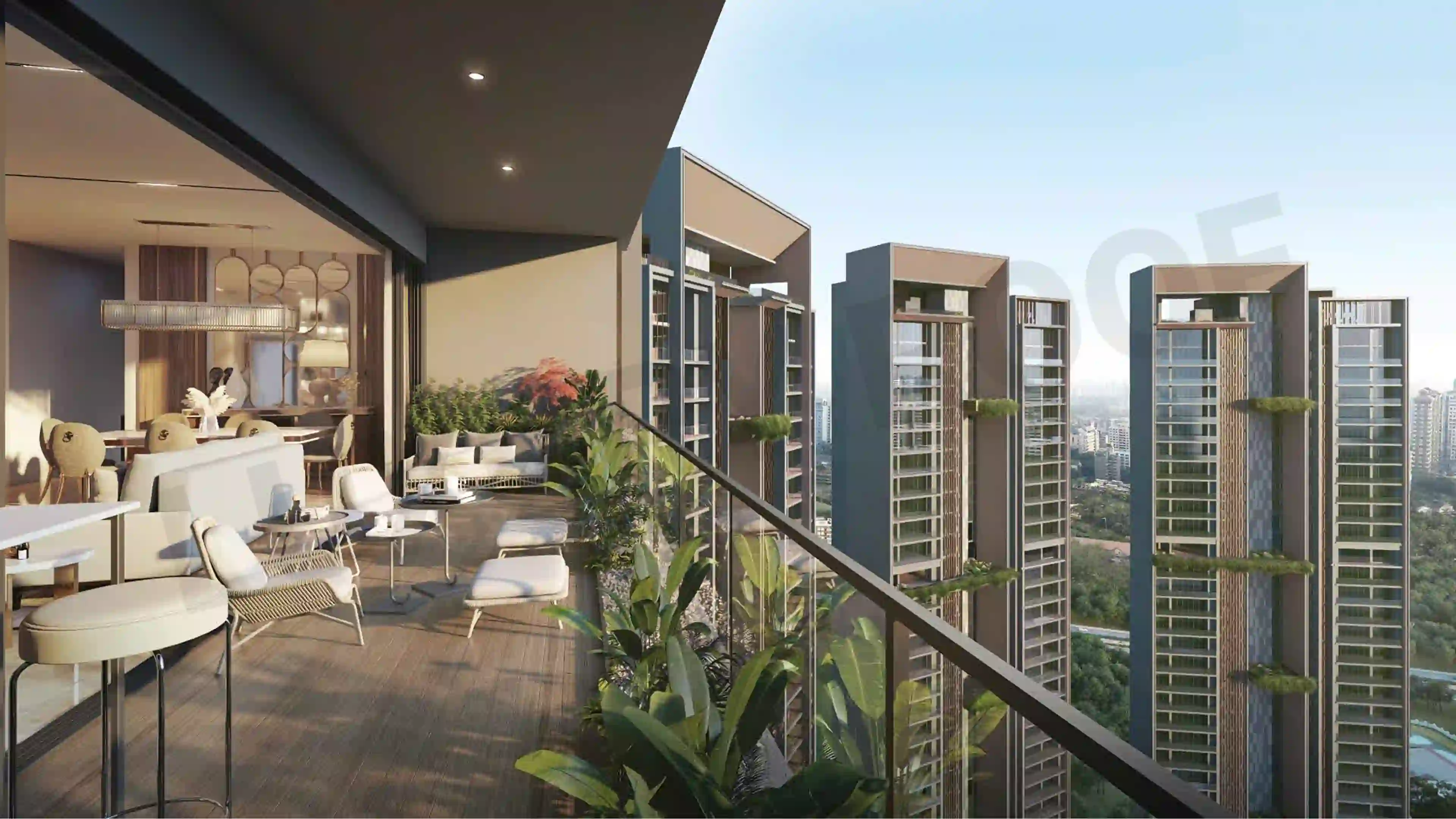 Balcony View Signature Global Titanium Spr Gurgaon Balcony View Signature Global Titanium Spr Gurgaon