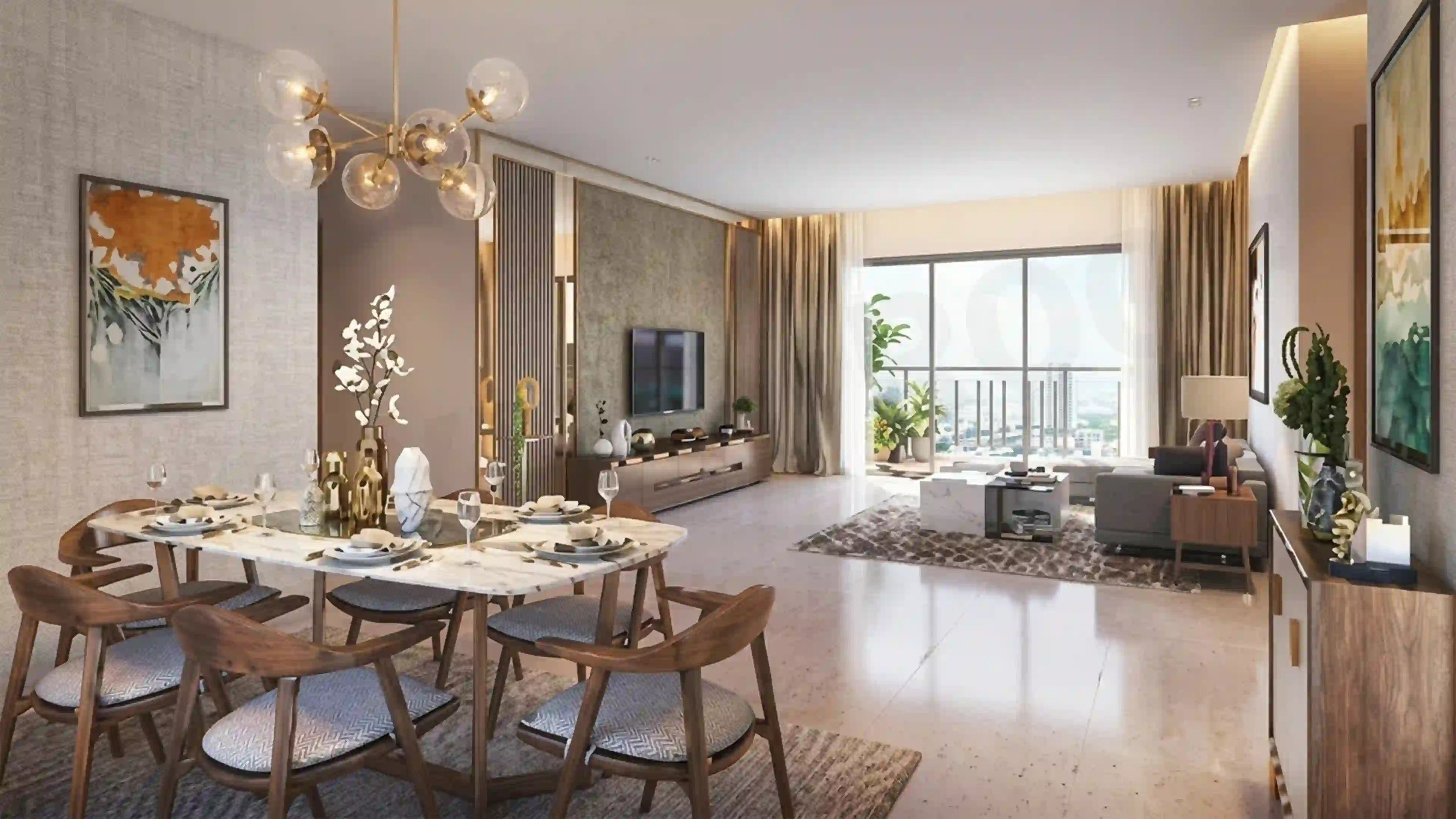 Shapoorji Pallonji Joyville Livingroom Sector 102 Gurgaon