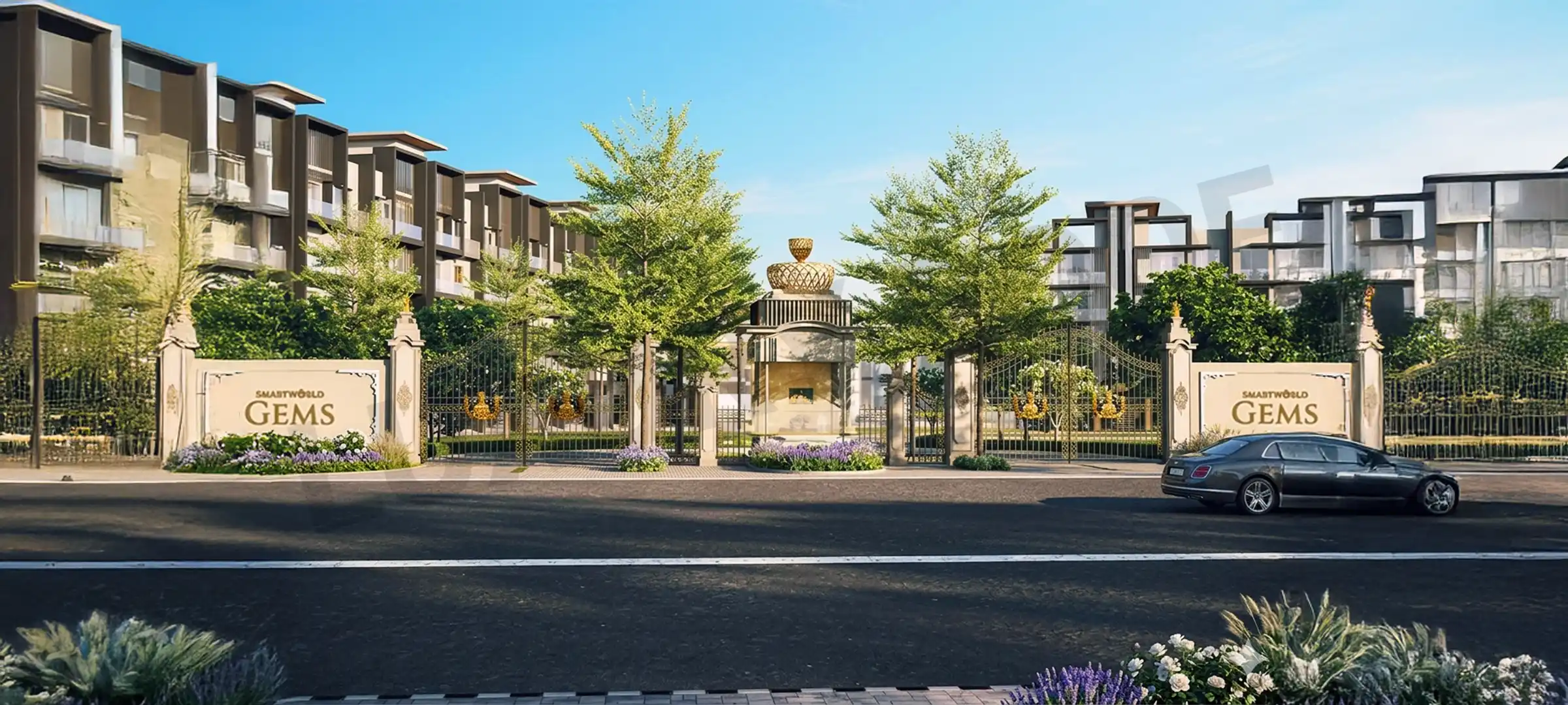 Smart World Gems Entrance Sector 89 Gurgaon